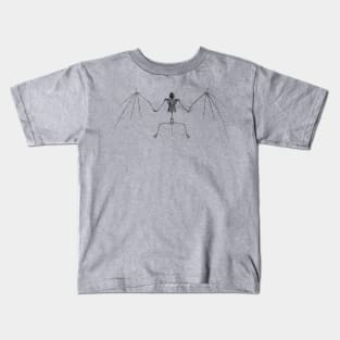 Bat skeleton vintage Kids T-Shirt